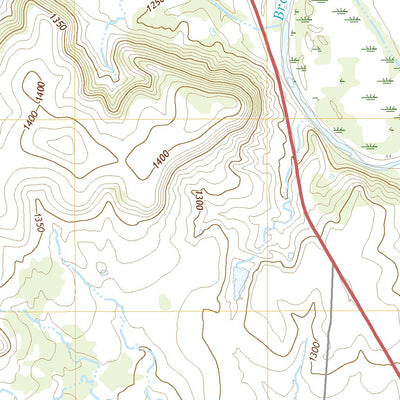 United States Geological Survey Antelope Creek NE, TX (2022, 24000-Scale) digital map