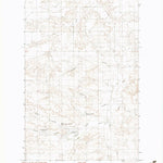 United States Geological Survey Antelope Creek Reservoir, MT (1983, 24000-Scale) digital map