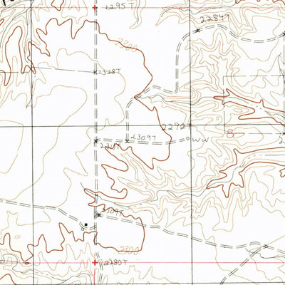 United States Geological Survey Antelope Creek Reservoir, MT (1983, 24000-Scale) digital map