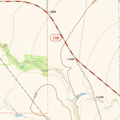 United States Geological Survey Antelope Creek SW, TX (1962, 24000-Scale) digital map