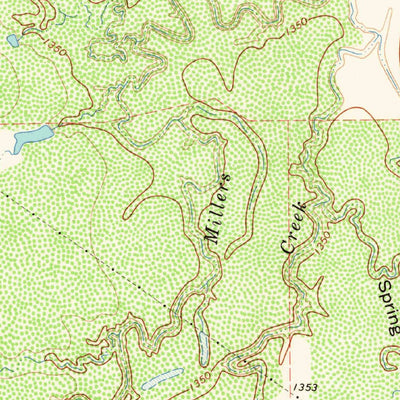 United States Geological Survey Antelope Creek SW, TX (1962, 24000-Scale) digital map