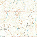 United States Geological Survey Antelope Creek West, SD (1977, 24000-Scale) digital map