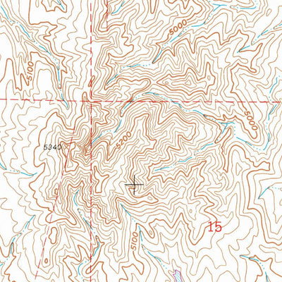 United States Geological Survey Antelope Draw, WY (1961, 24000-Scale) digital map