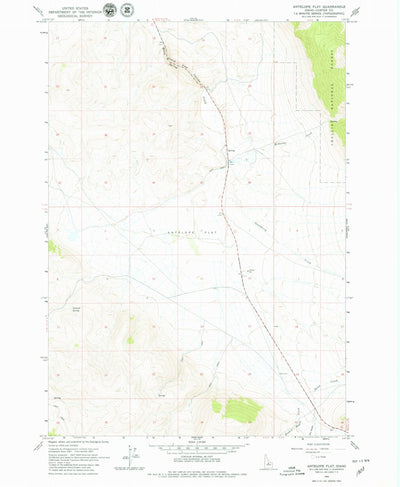 United States Geological Survey Antelope Flat, ID (1963, 24000-Scale) digital map
