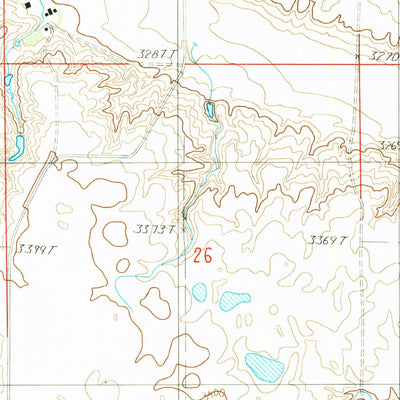 United States Geological Survey Antelope Flat, MT (1987, 24000-Scale) digital map