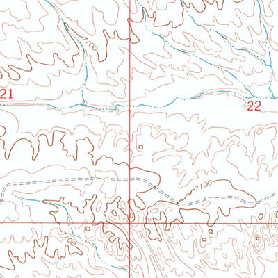 United States Geological Survey Antelope Flats, WY (1968, 24000-Scale) digital map