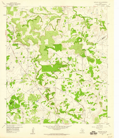 United States Geological Survey Antelope Gap, TX (1959, 24000-Scale) digital map