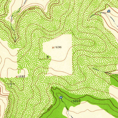 United States Geological Survey Antelope Gap, TX (1959, 24000-Scale) digital map