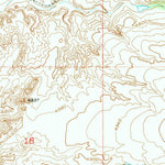 United States Geological Survey Antelope Gap, WY (1951, 24000-Scale) digital map