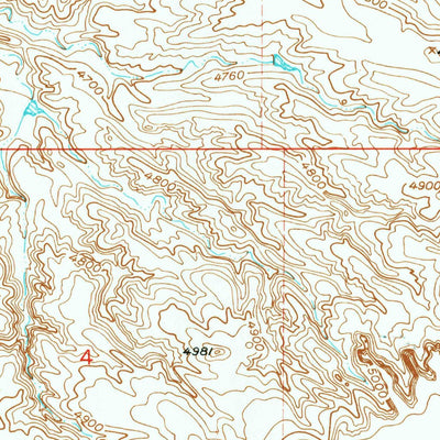 United States Geological Survey Antelope Gap, WY (1951, 24000-Scale) digital map