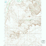 United States Geological Survey Antelope Gap, WY (1990, 24000-Scale) digital map