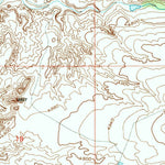 United States Geological Survey Antelope Gap, WY (1990, 24000-Scale) digital map
