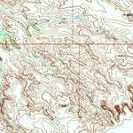 United States Geological Survey Antelope Gap, WY (1990, 24000-Scale) digital map