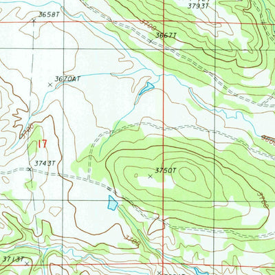 United States Geological Survey Antelope Gulch, WY-MT (1984, 24000-Scale) digital map