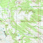 United States Geological Survey Antelope Gulch, WY-MT (1984, 24000-Scale) digital map