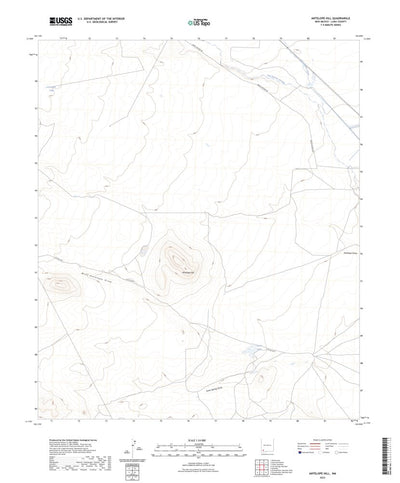 United States Geological Survey Antelope Hill, NM (2023, 24000-Scale) digital map