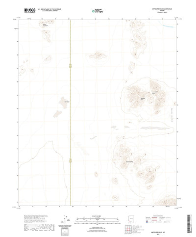 United States Geological Survey Antelope Hills, AZ (2021, 24000-Scale) digital map