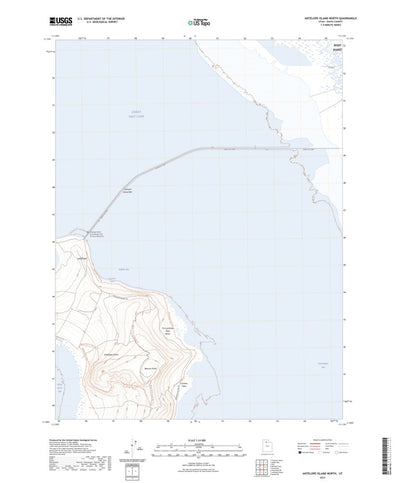United States Geological Survey Antelope Island North, UT (2023, 24000-Scale) digital map