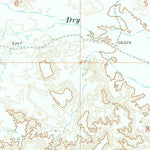 United States Geological Survey Antelope Knoll NE, WY (1964, 24000-Scale) digital map