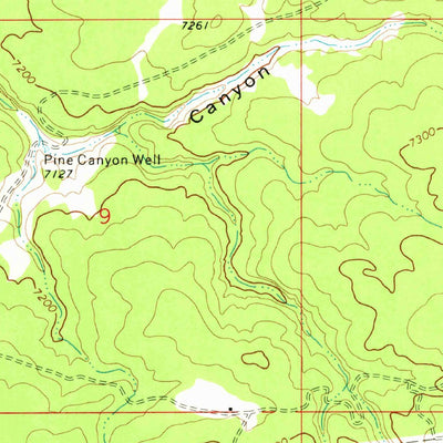 United States Geological Survey Antelope Lake, AZ (1971, 24000-Scale) digital map