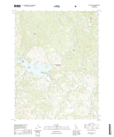 United States Geological Survey Antelope Lake, CA (2022, 24000-Scale) digital map