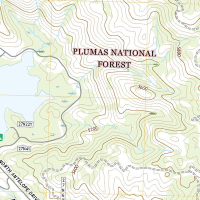 United States Geological Survey Antelope Lake, CA (2022, 24000-Scale) digital map