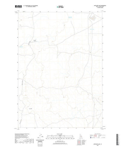 United States Geological Survey Antelope Lake, ID (2020, 24000-Scale) digital map