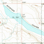 United States Geological Survey Antelope Lake, MT (1987, 24000-Scale) digital map