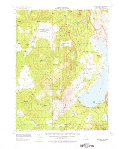 United States Geological Survey Antelope Mountain, CA (1956, 62500-Scale) digital map