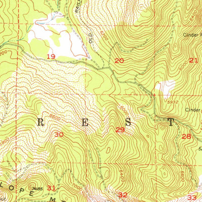 United States Geological Survey Antelope Mountain, CA (1956, 62500-Scale) digital map