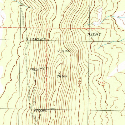 United States Geological Survey Antelope Mountain, NV (1990, 24000-Scale) digital map