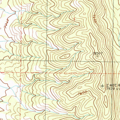 United States Geological Survey Antelope Mountain, NV (1990, 24000-Scale) digital map