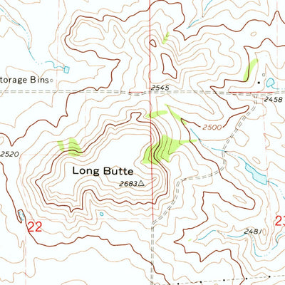 United States Geological Survey Antelope, ND (1973, 24000-Scale) digital map
