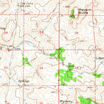 United States Geological Survey Antelope, OR (1966, 62500-Scale) digital map