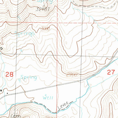 United States Geological Survey Antelope, OR (1987, 24000-Scale) digital map