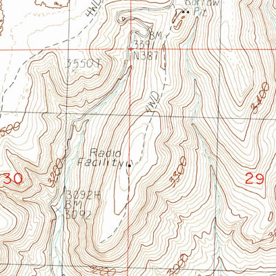 United States Geological Survey Antelope, OR (1987, 24000-Scale) digital map