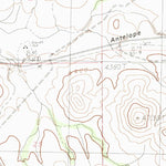 United States Geological Survey Antelope Pass, NM (1982, 24000-Scale) digital map