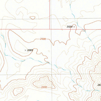 United States Geological Survey Antelope Peak, AZ (1981, 24000-Scale) digital map