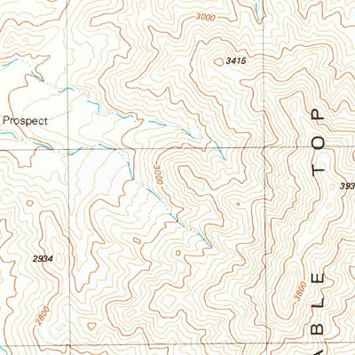 United States Geological Survey Antelope Peak, AZ (1981, 24000-Scale) digital map