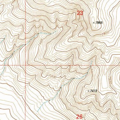 United States Geological Survey Antelope Peak, MT (1997, 24000-Scale) digital map