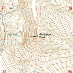 United States Geological Survey Antelope Peak, MT (1997, 24000-Scale) digital map