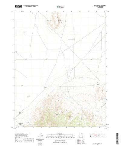 United States Geological Survey Antelope Peak, UT (2020, 24000-Scale) digital map