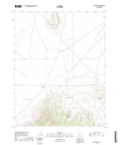 United States Geological Survey Antelope Peak, UT (2023, 24000-Scale) digital map