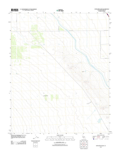 United States Geological Survey Antelope Plain, CA (2012, 24000-Scale) digital map