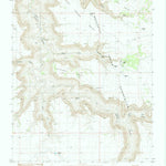 United States Geological Survey Antelope Point, AZ (1988, 24000-Scale) digital map