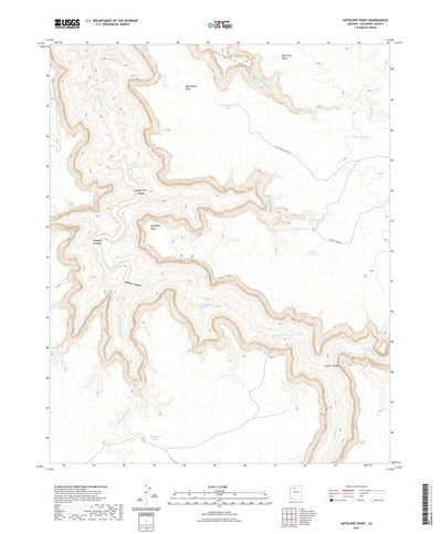 United States Geological Survey Antelope Point, AZ (2021, 24000-Scale) digital map