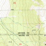 United States Geological Survey Antelope Range, UT (1980, 24000-Scale) digital map