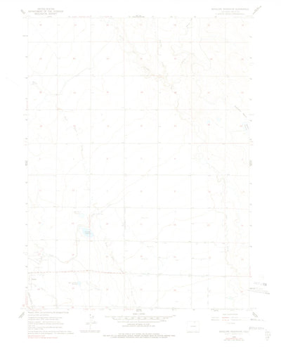 United States Geological Survey Antelope Reservoir, CO (1960, 24000-Scale) digital map