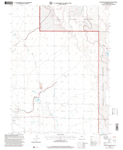 United States Geological Survey Antelope Reservoir, CO (1997, 24000-Scale) digital map