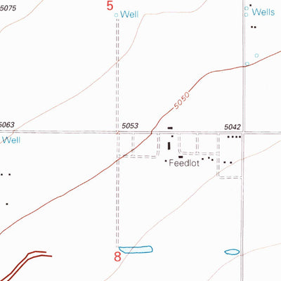United States Geological Survey Antelope Reservoir, CO (1997, 24000-Scale) digital map